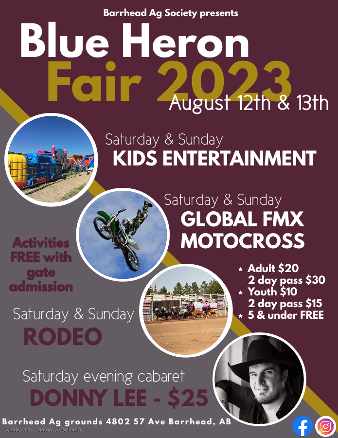 Blue Heron Fair & Rodeo | Barrhead Agricultural Society